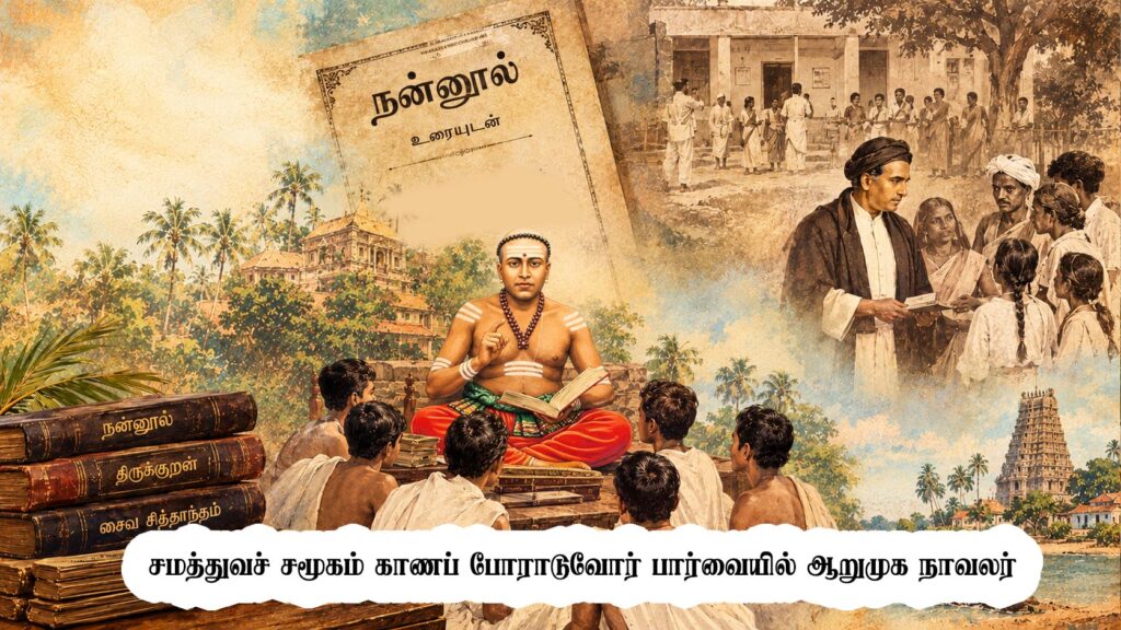 சமத்துவச் சமூகம் காணப் போராடுவோர் பார்வையில் ஆறுமுக நாவலர்