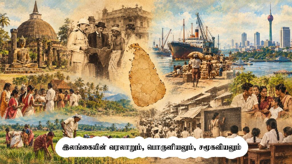 இலங்கையின் வரலாறும், பொருளியலும், சமூகவியலும்