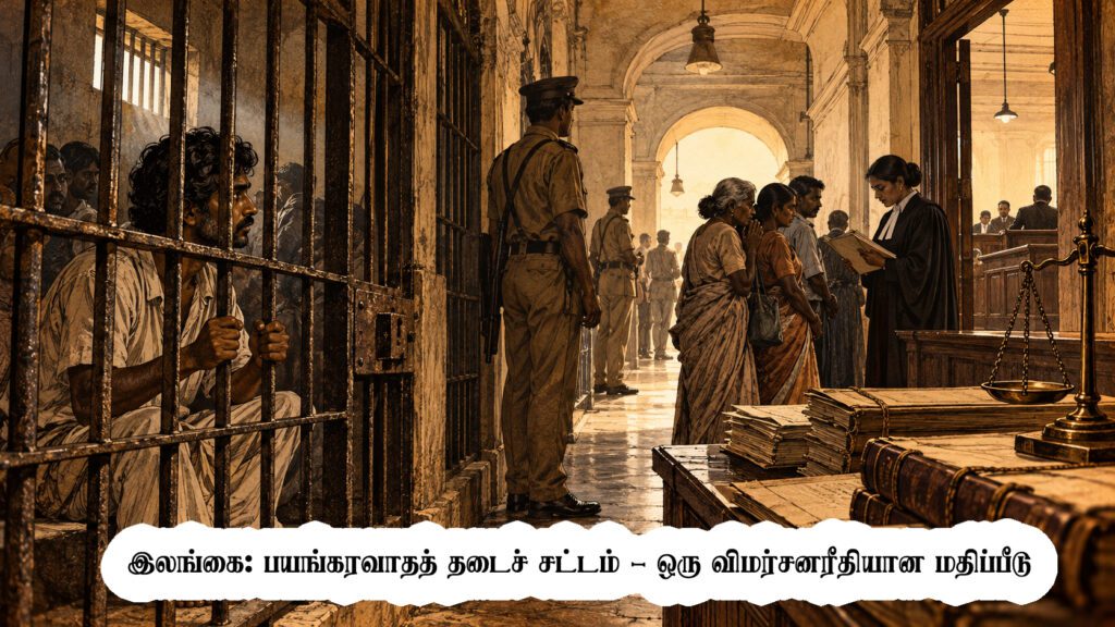 இலங்கை: பயங்கரவாதத் தடைச் சட்டம் – ஒரு விமர்சனரீதியான மதிப்பீடு