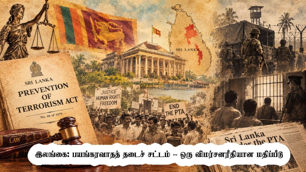 இலங்கை: பயங்கரவாதத் தடைச் சட்டம் – ஒரு விமர்சனரீதியான மதிப்பீடு