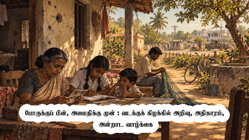 போருக்குப் பின், அமைதிக்கு முன்: வடக்குக் கிழக்கில் அறிவு, அதிகாரம், அன்றாட வாழ்க்கை