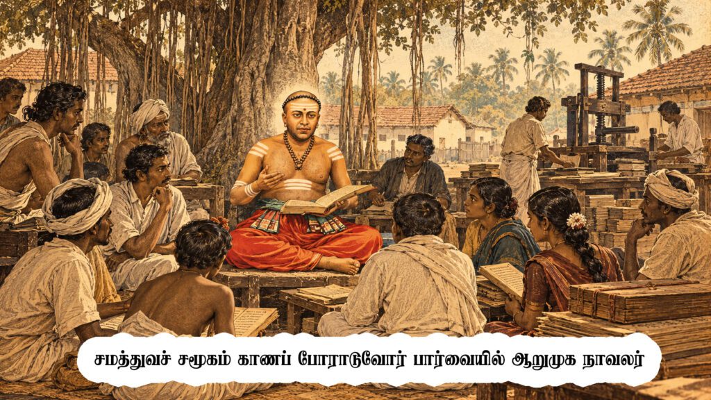 சமத்துவச் சமூகம் காணப் போராடுவோர் பார்வையில் ஆறுமுக நாவலர்
