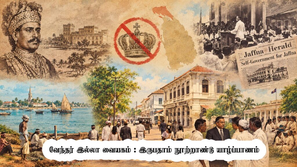 வேந்தர் இல்லா வையகம் : இருபதாம் நூற்றாண்டு யாழ்ப்பாணம்